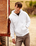 F401N Classic Hooded Sweat Jacket Fruit of the Loom