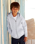 F401NK New Kids Hooded Sweat Jacket Fruit of the Loom