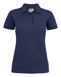 Surf Stretch Polo Dames MARINE Printer