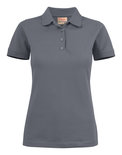 Surf Stretch Polo Dames STAALGRIJS Printer
