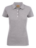 Surf Stretch Polo Dames GRIJS MELEE Printer