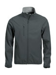 0209010 Softshell Jas Heren Pistol grijs merk Clique