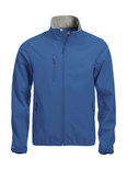 0209010 Softshell Jas Heren Kobalt blauw merk Clique