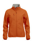 0209015 Dames Softshell Jas Diep oranje merk Clique