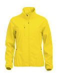 0209015 Dames Softshell Jas Lemon geel merk Clique