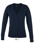 L419 Golden Women V-Neck Knitted Cardigan Sol's