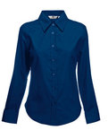 F700 Lady-Fit Oxford Shirt met lange mouwen Fruit of the Loom