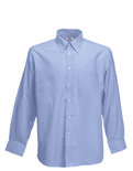 F600 Heren Oxford Shirt met lange mouwen Fruit of the Loom