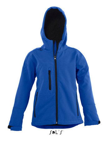 L848K Kinder Hooded Softshell Jacks Replay